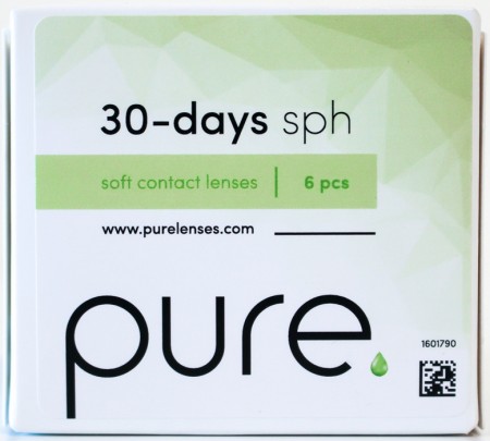 Pure 30-days månedslinser 6 pk månedslinse